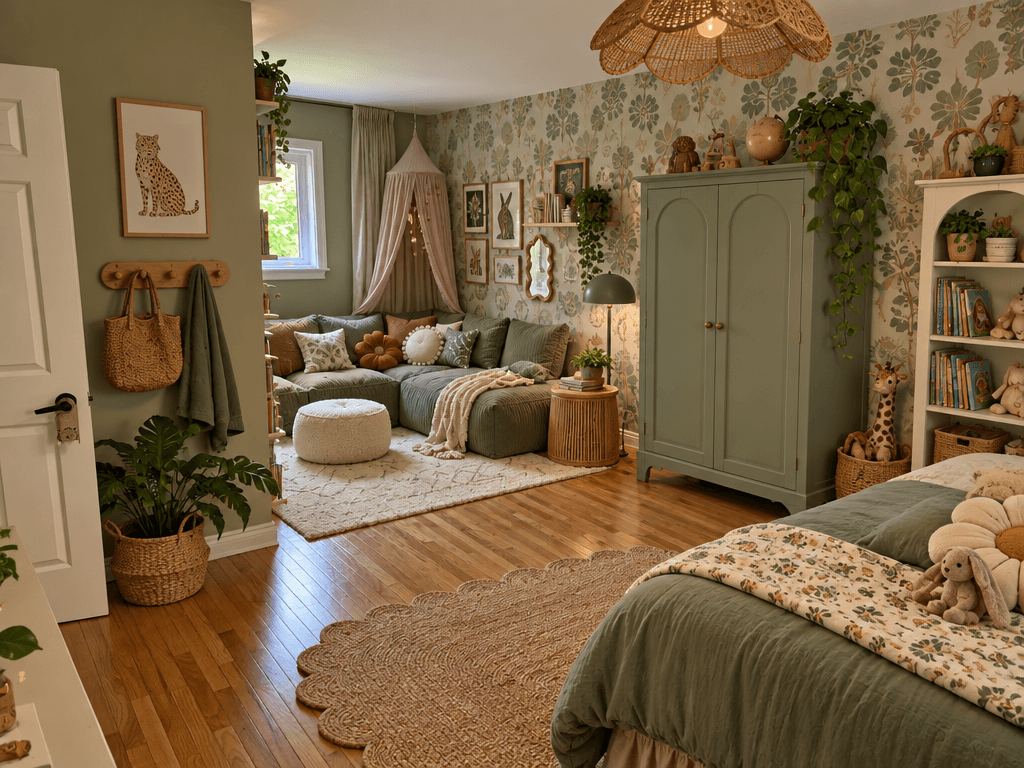 Interior design in Eclectic style — Kids Room by GenRoom AI