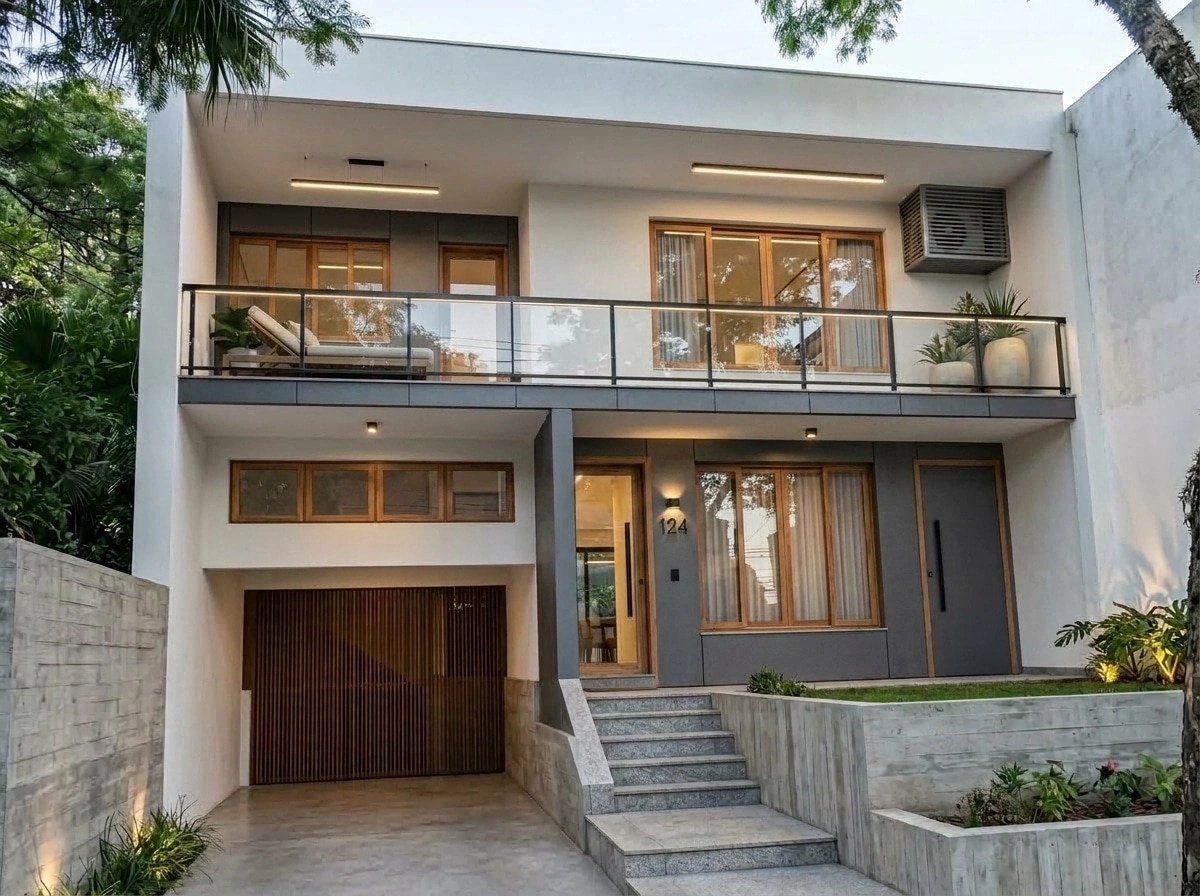 Contemporary Facade Facade design — facade photo by GenRoom AI