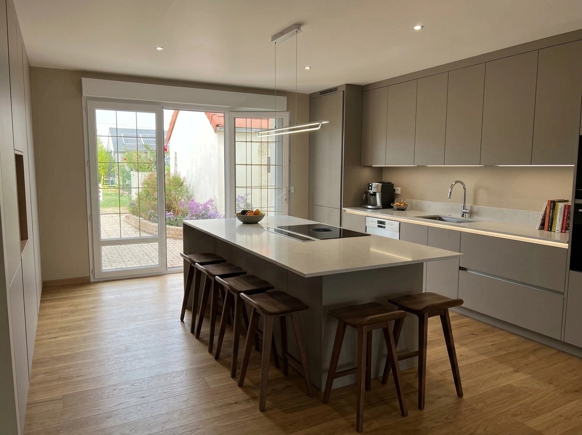 Interior design in Contemporary style — Kitchen by GenRoom AI