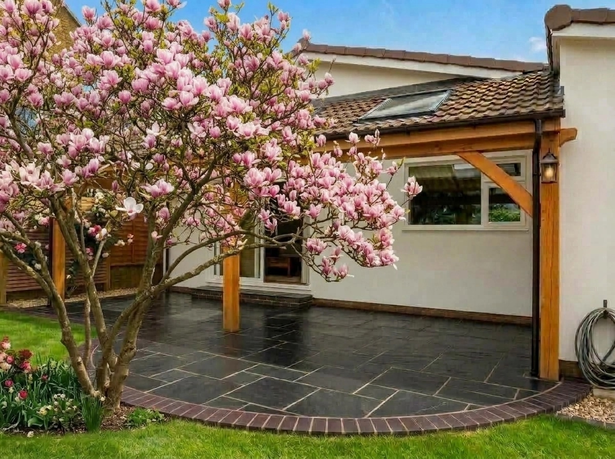 Landscape design in Mediterranean Yard style — Yard by GenRoom AI