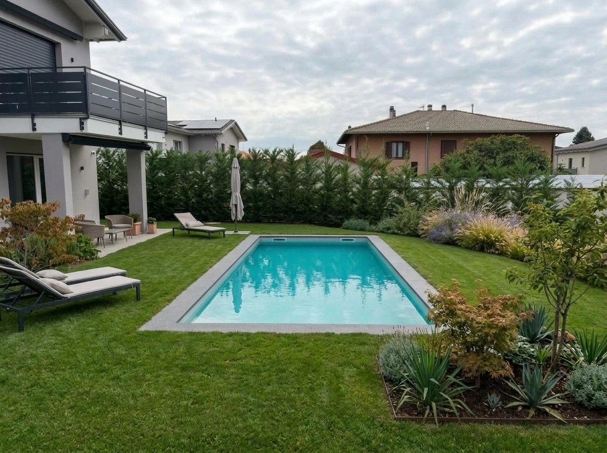 Landscape design in Contemporary Yard style — Yard by GenRoom AI