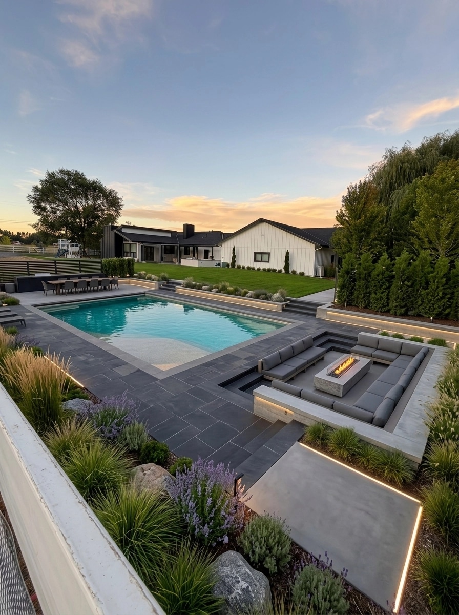 Contemporary Yard Yard design — yard photo by GenRoom AI