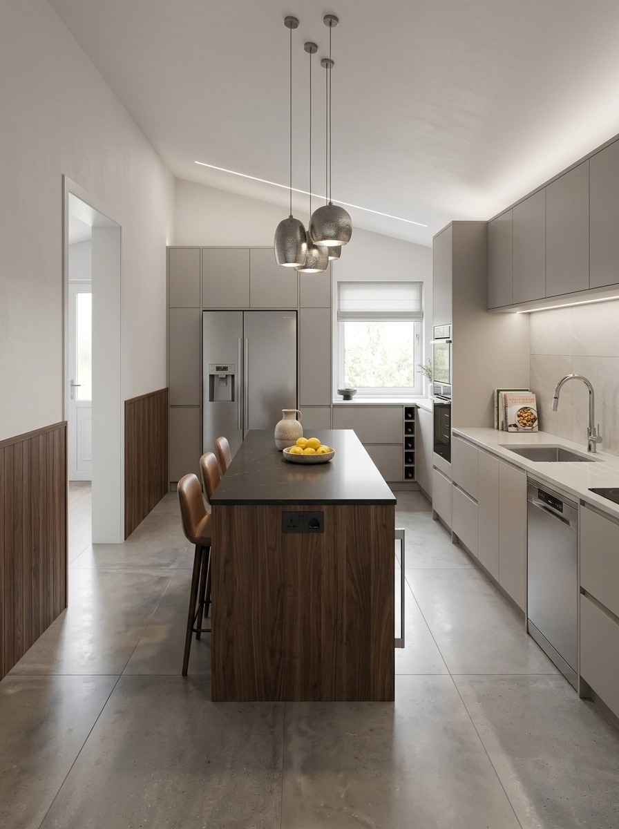 Interior design in Contemporary style — Kitchen by GenRoom AI
