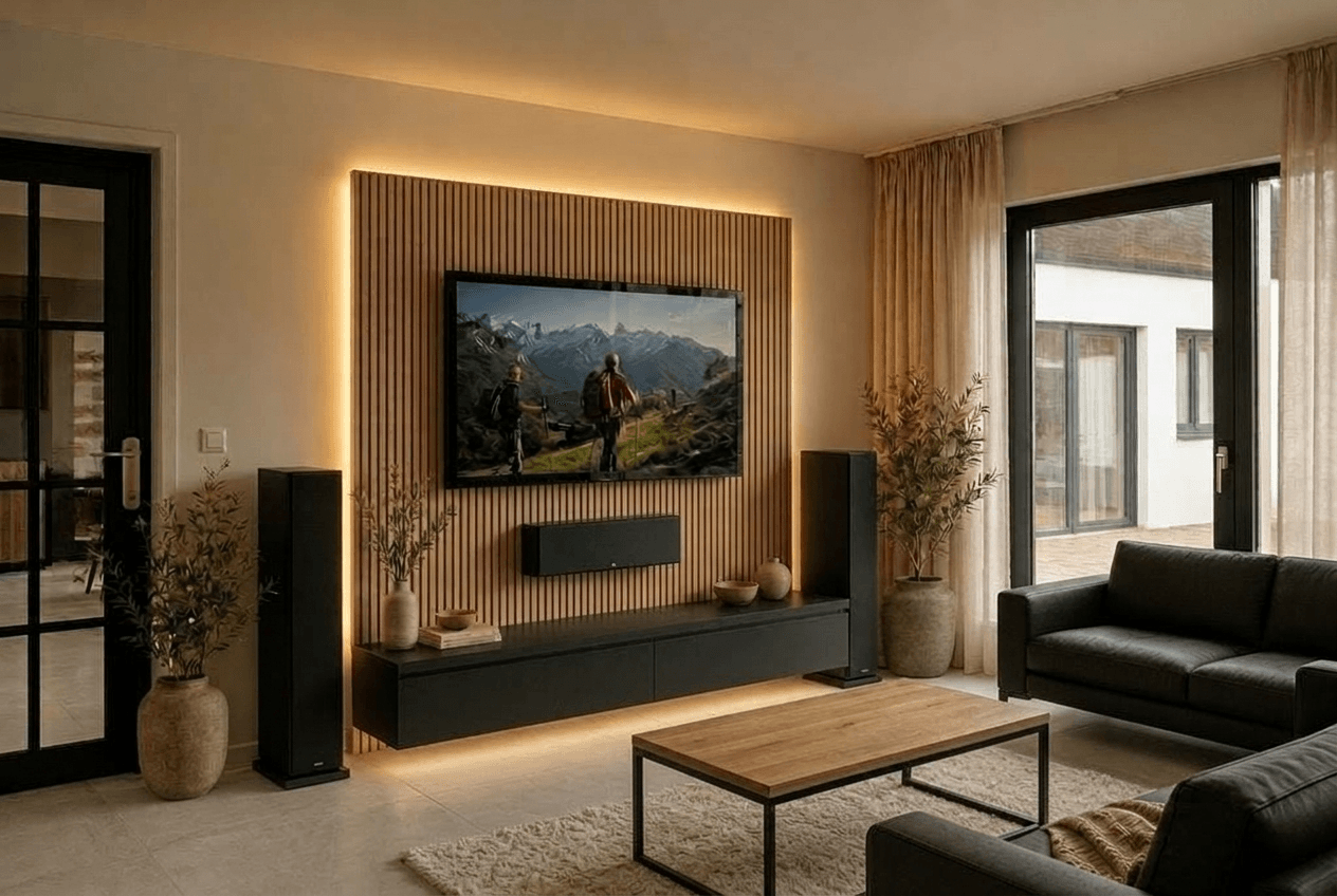Interior design in Japandi style — Living Room by GenRoom AI