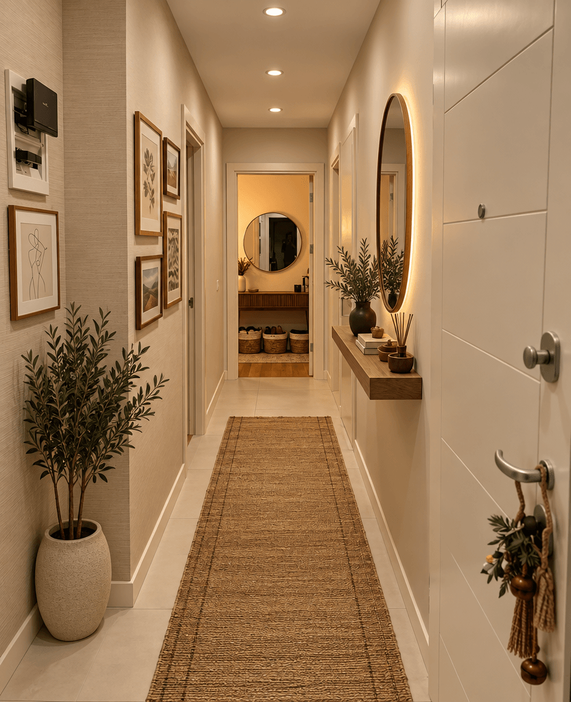 Contemporary Hallway design — interior photo by GenRoom AI