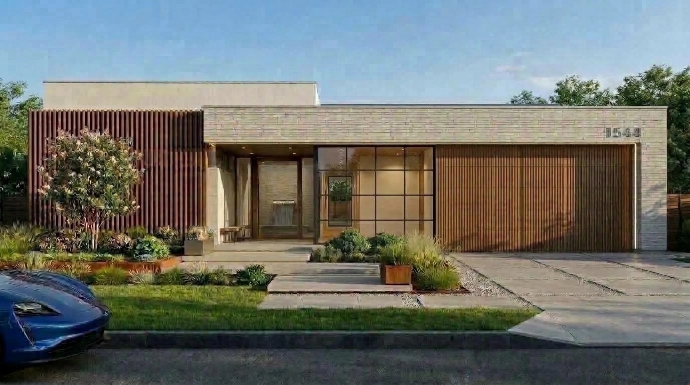 Contemporary Facade Facade design — facade photo by GenRoom AI
