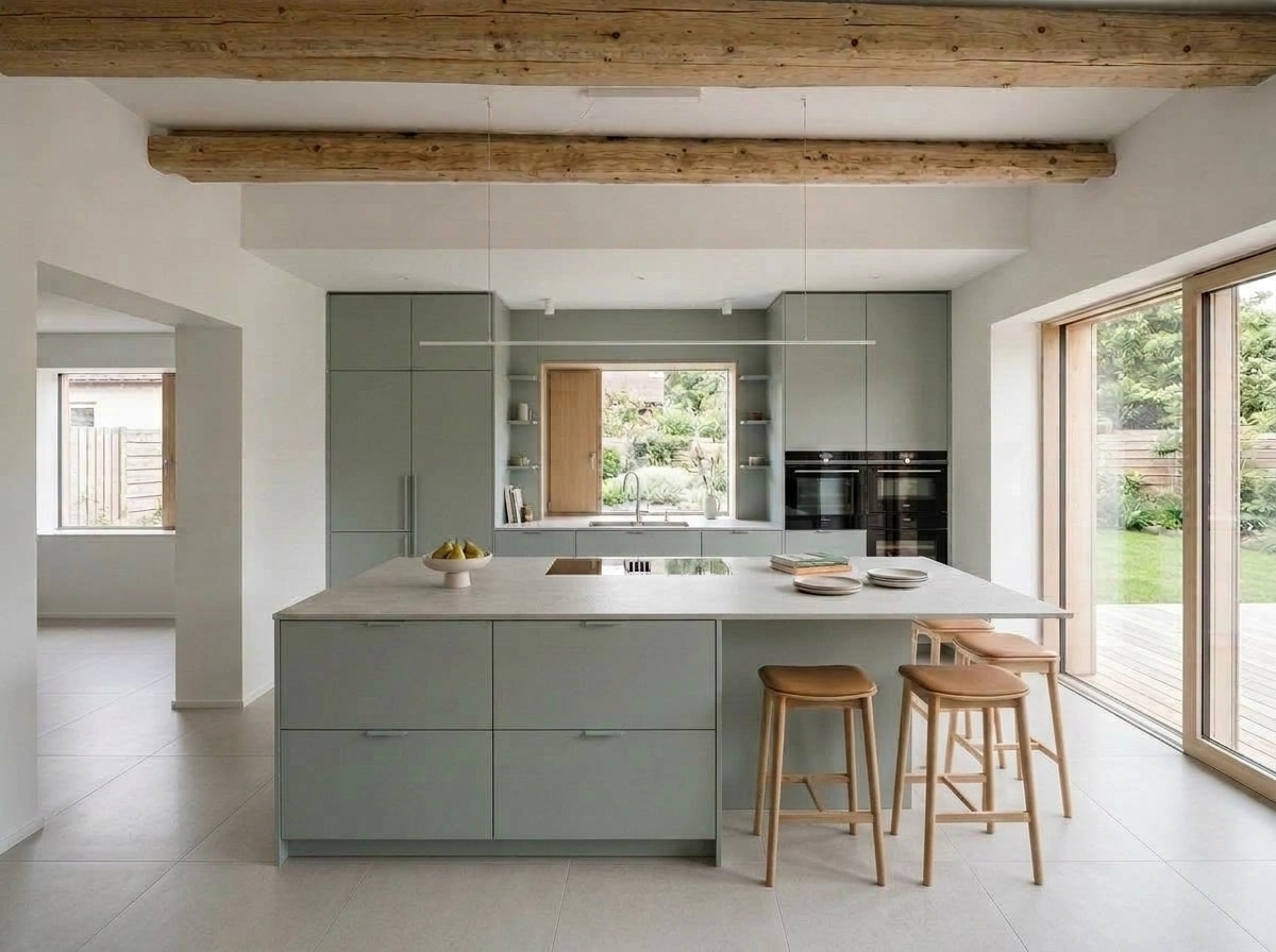 Minimalism Kitchen design — interior photo by GenRoom AI