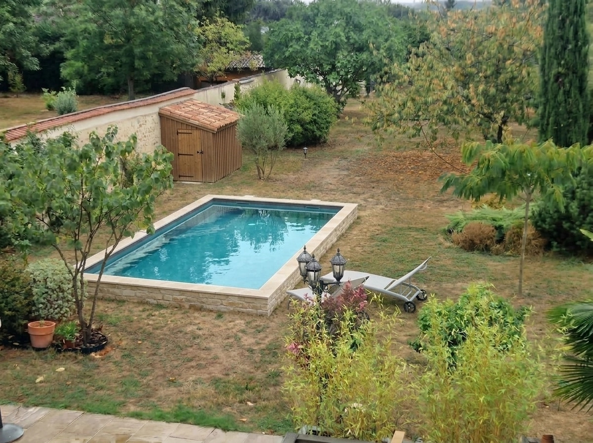 Yard design in no_style style — photo by GenRoom AI