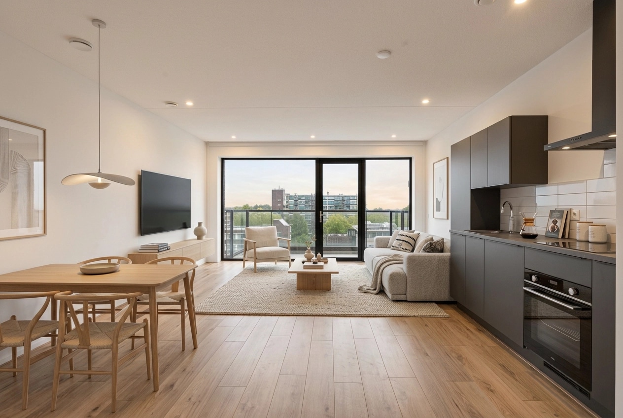 Scandinavian Living Room design — interior photo by GenRoom AI