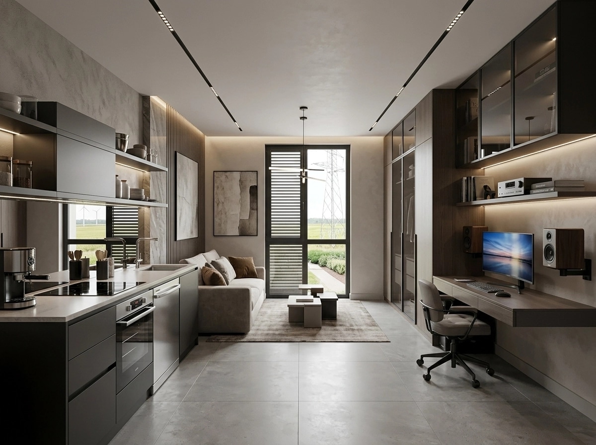 Interior design in Contemporary style — studio by GenRoom AI