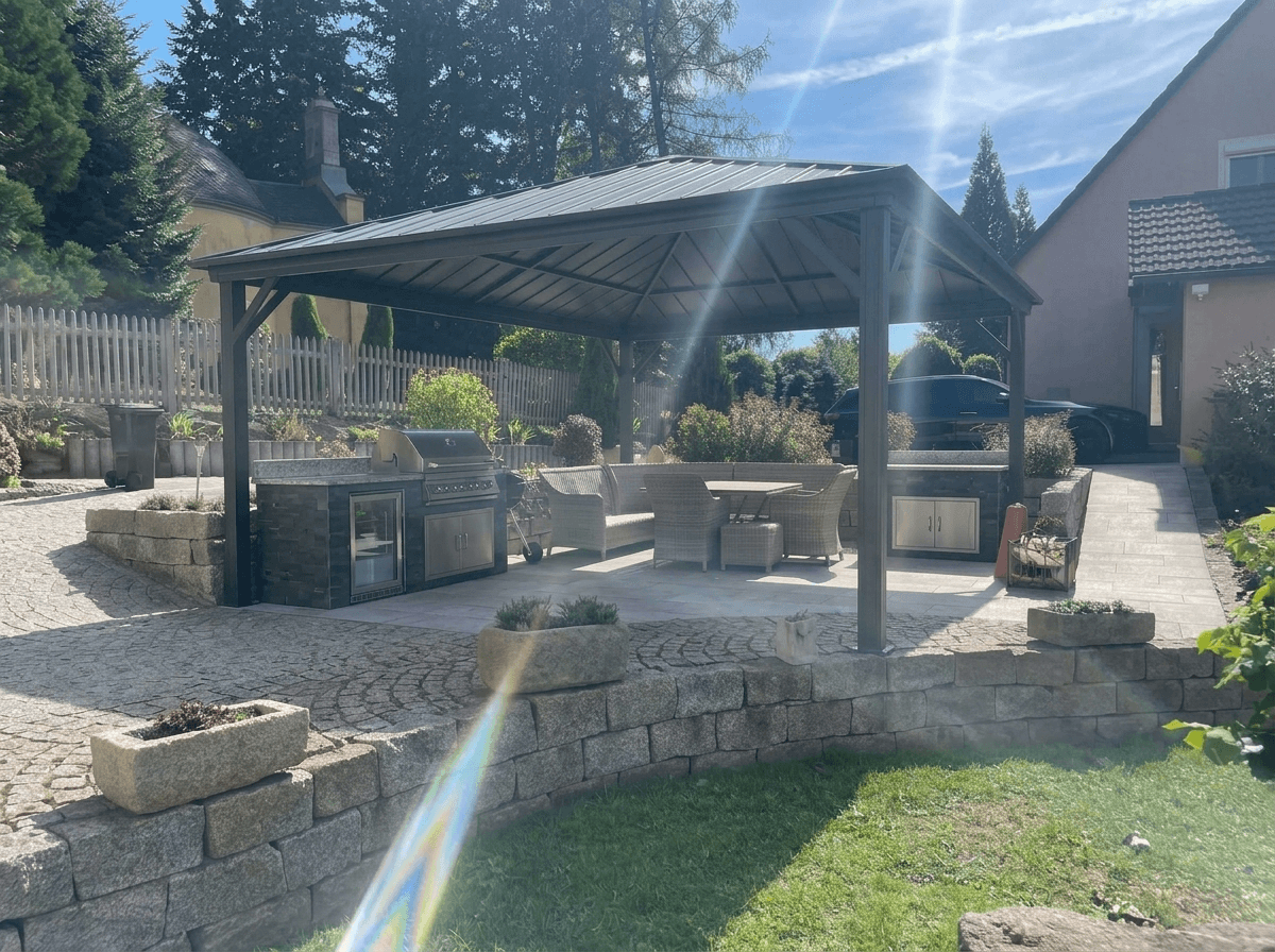 Yard design in no_style style — photo by GenRoom AI