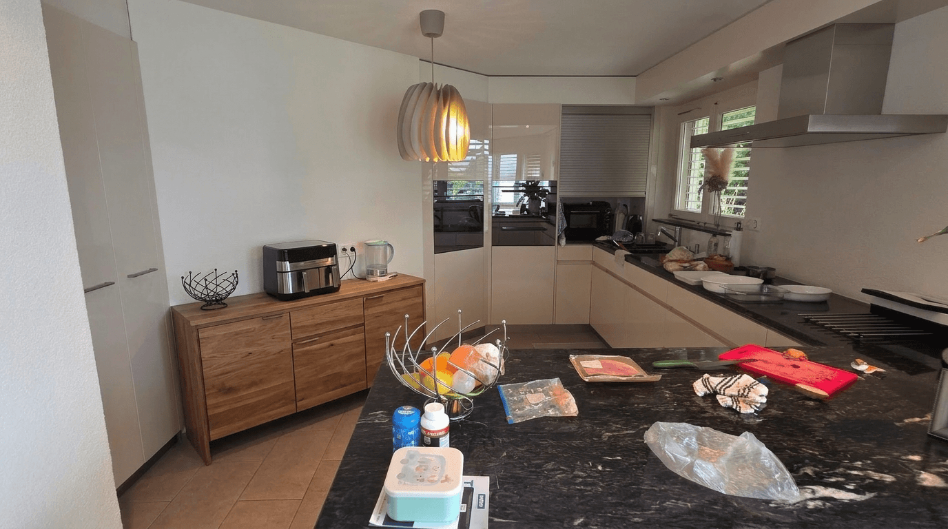 Interior design in Contemporary style — Kitchen by GenRoom AI