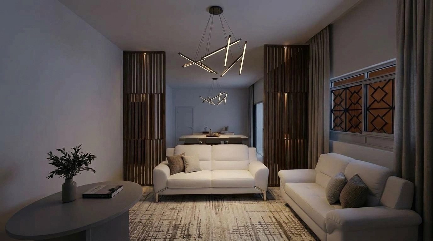 Interior design in Contemporary style — Living Room by GenRoom AI