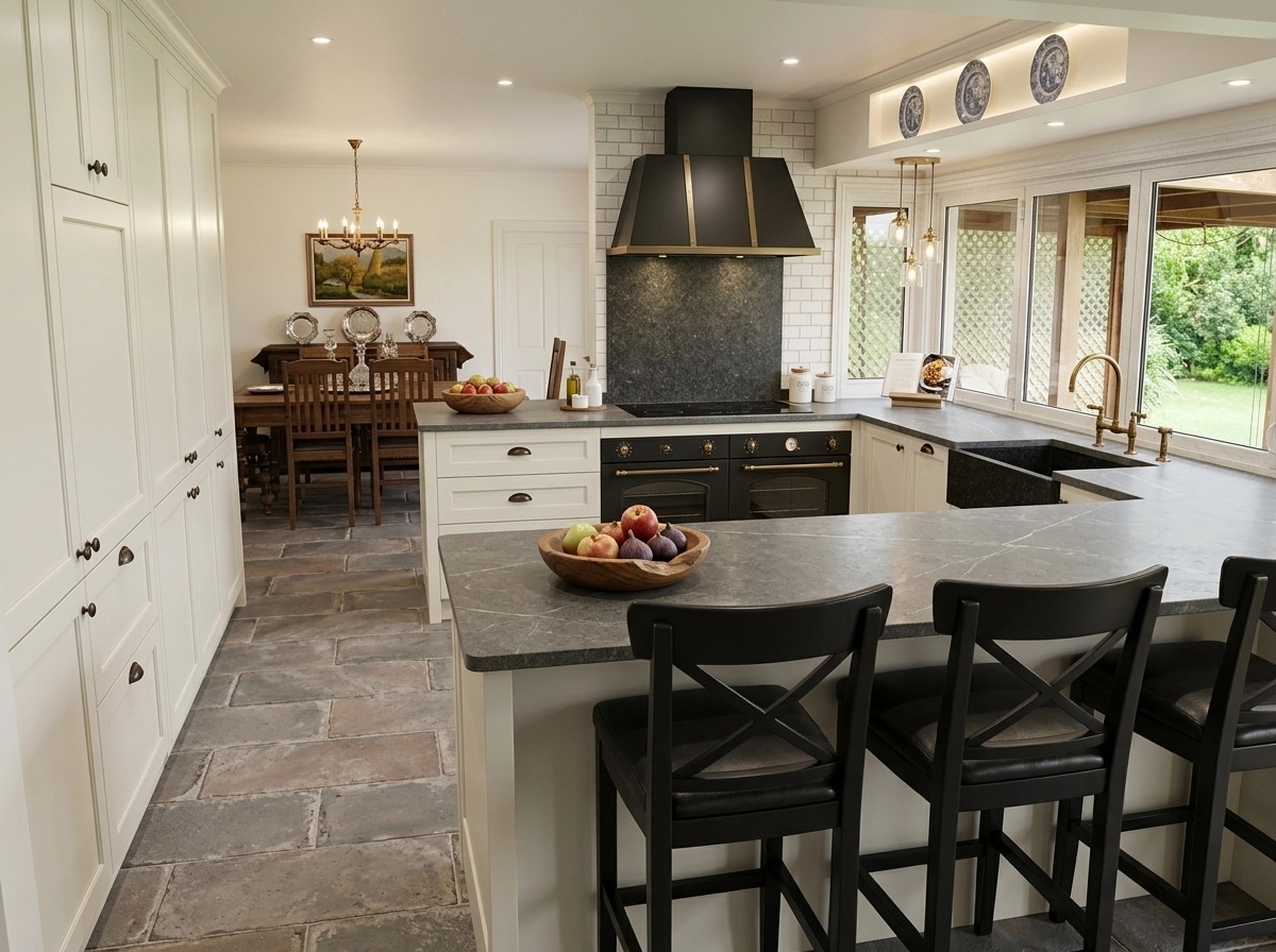 Modern Farmhouse Kitchen design — interior photo by GenRoom AI