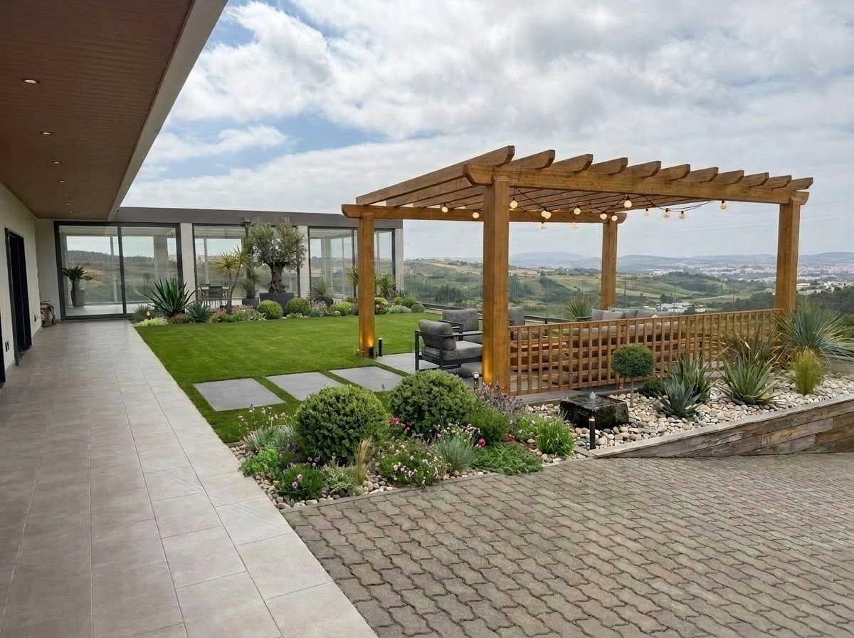 Contemporary Yard Yard design — yard photo by GenRoom AI