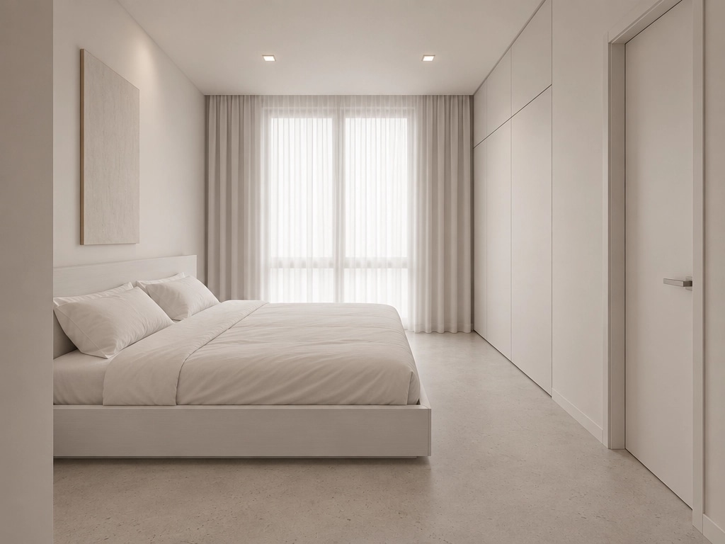 Minimalism Bedroom design — interior photo by GenRoom AI