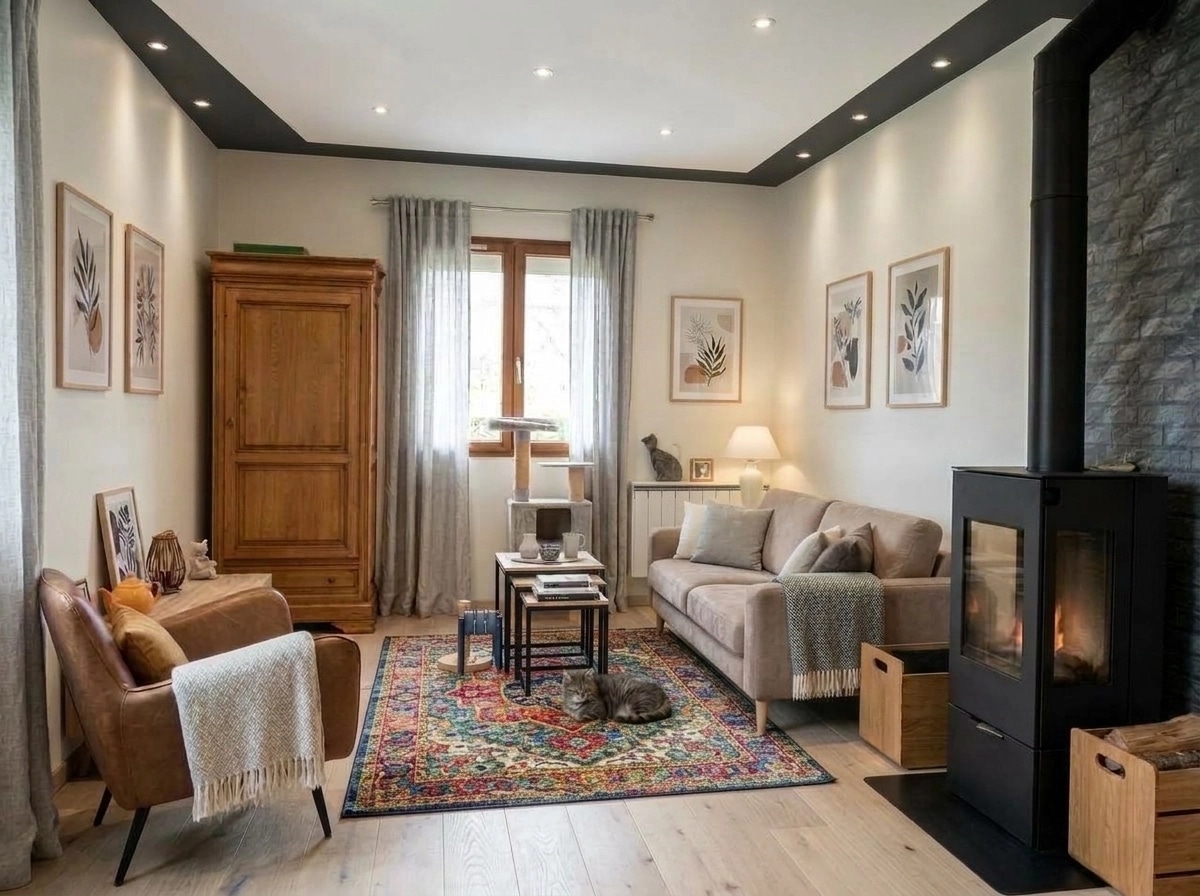 Interior design in Scandinavian style — Living Room by GenRoom AI