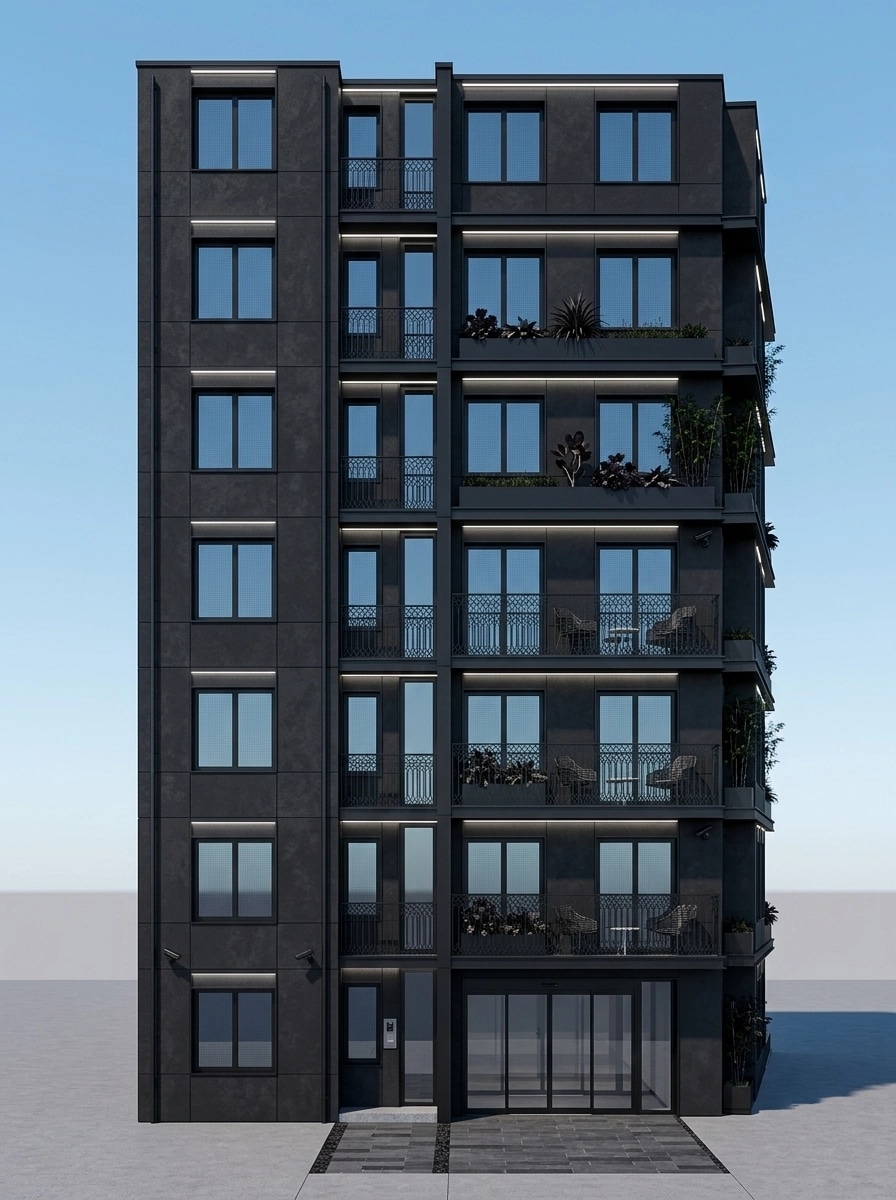 Blacktec Facade Facade design — facade photo by GenRoom AI