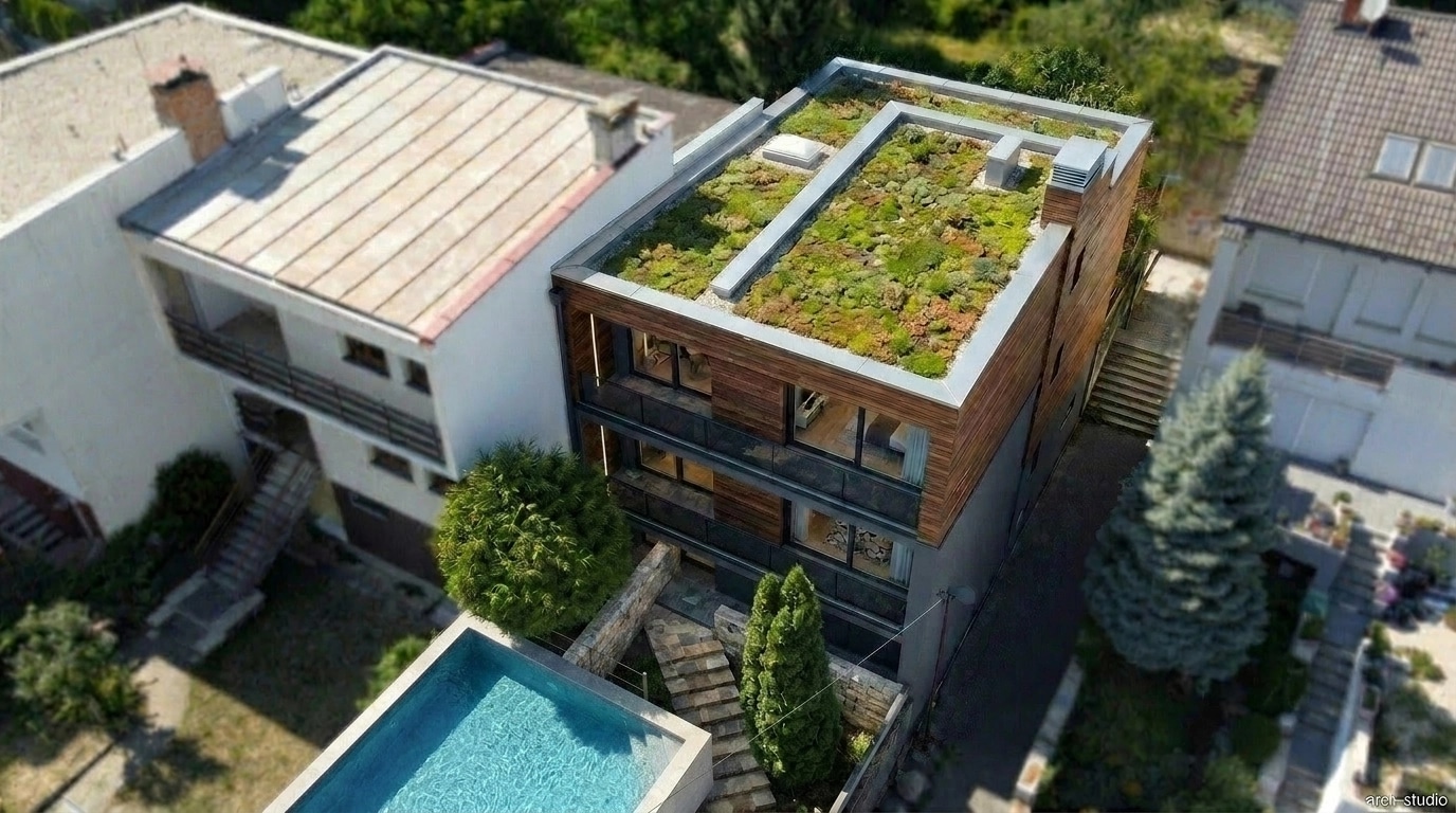 Contemporary Facade Facade design — facade photo by GenRoom AI