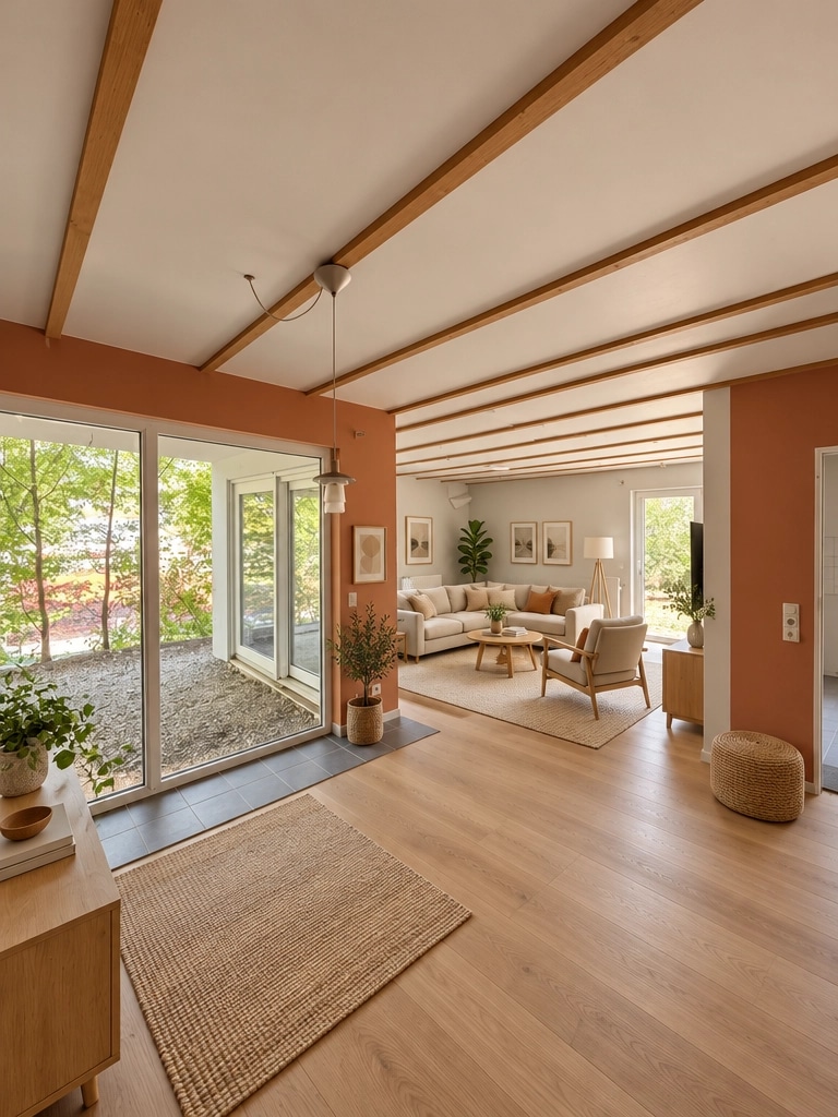 Interior design in Scandinavian style — Living Room by GenRoom AI
