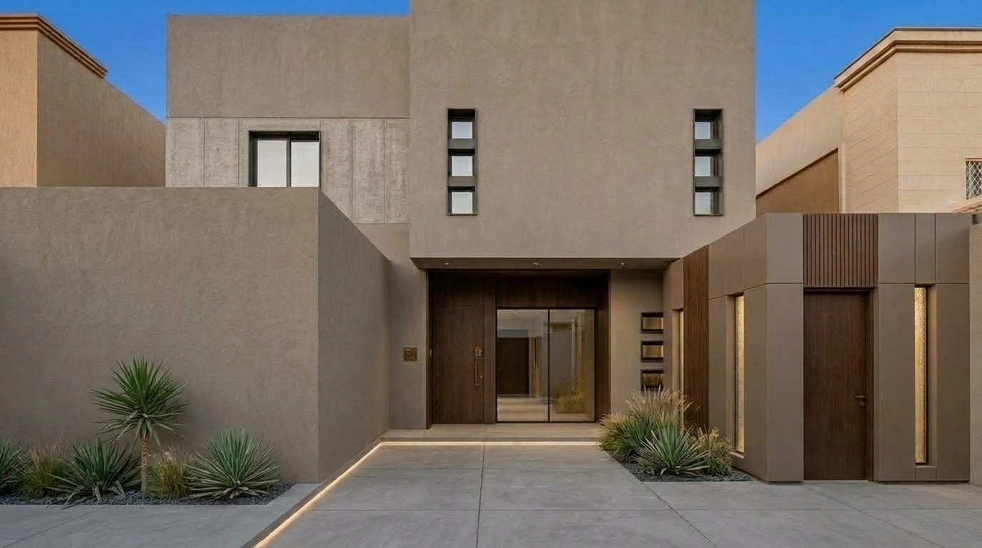 Minimalist Facade Facade design — facade photo by GenRoom AI