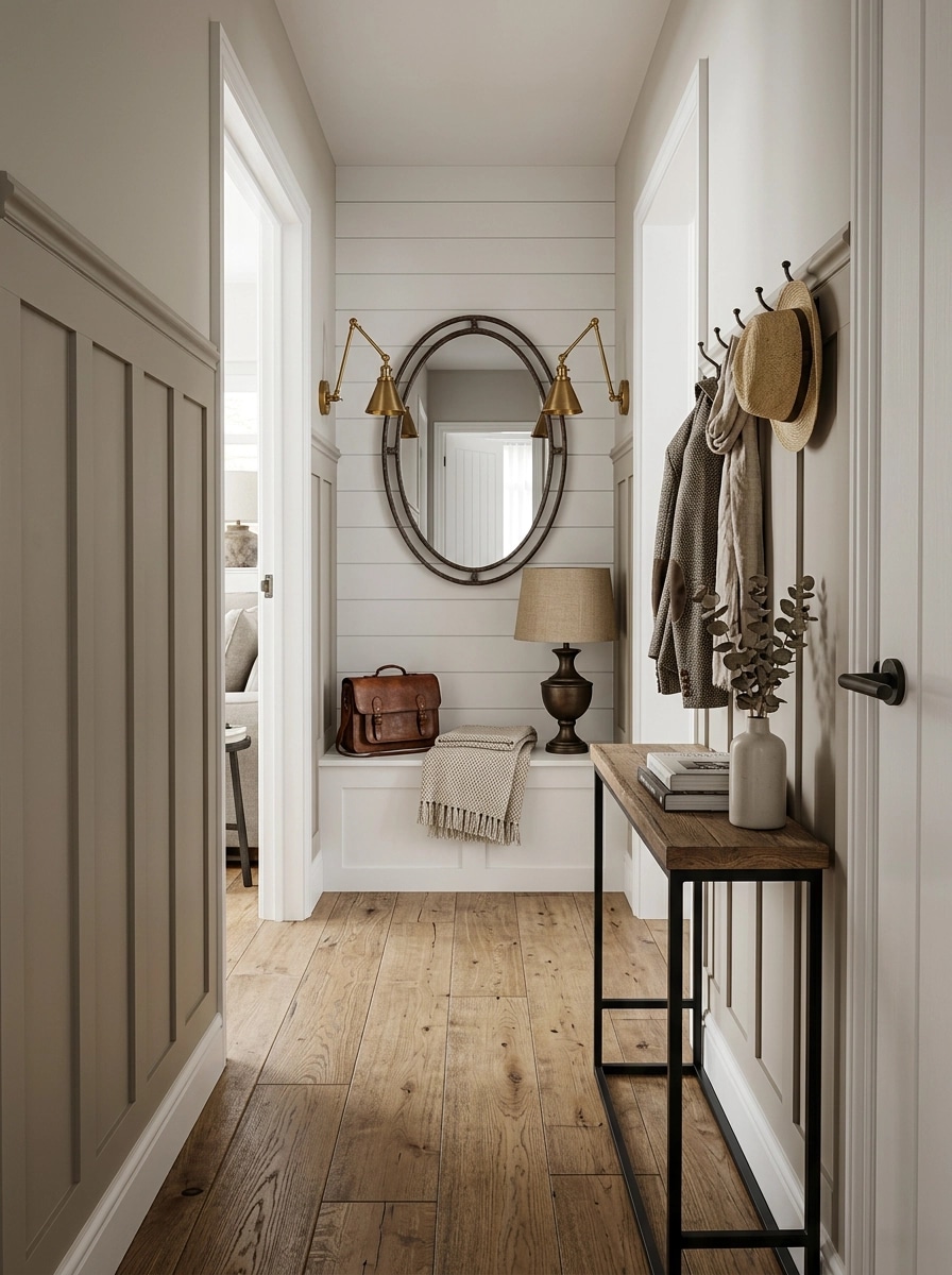 Interior design in Modern Farmhouse style — Hallway by GenRoom AI