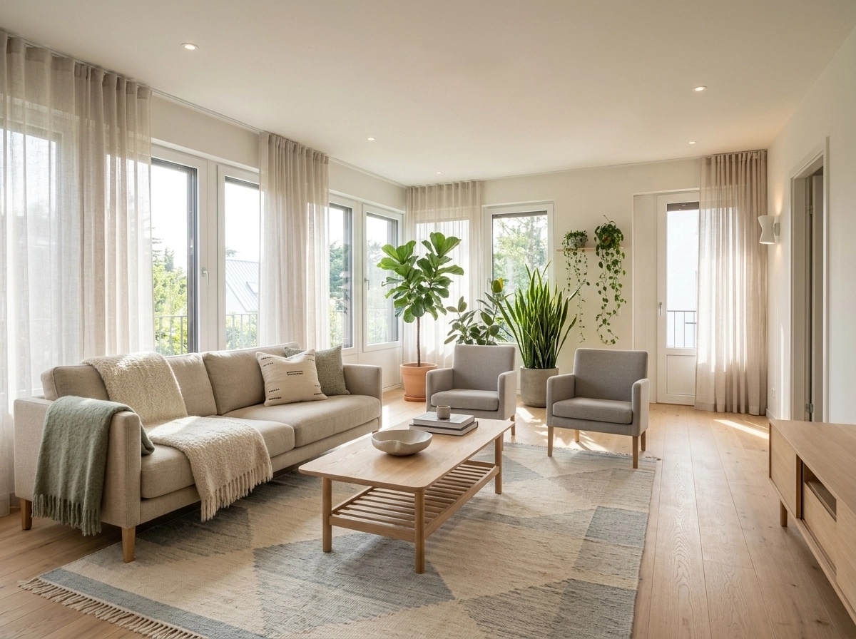 Scandinavian Living Room design — interior photo by GenRoom AI