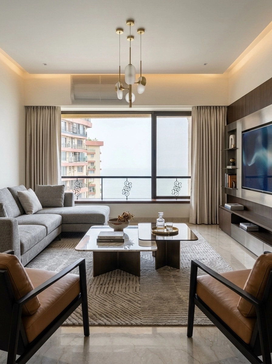Interior design in Contemporary style — Living Room by GenRoom AI