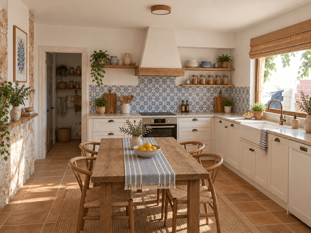 Mediterranean Kitchen design — interior photo by GenRoom AI