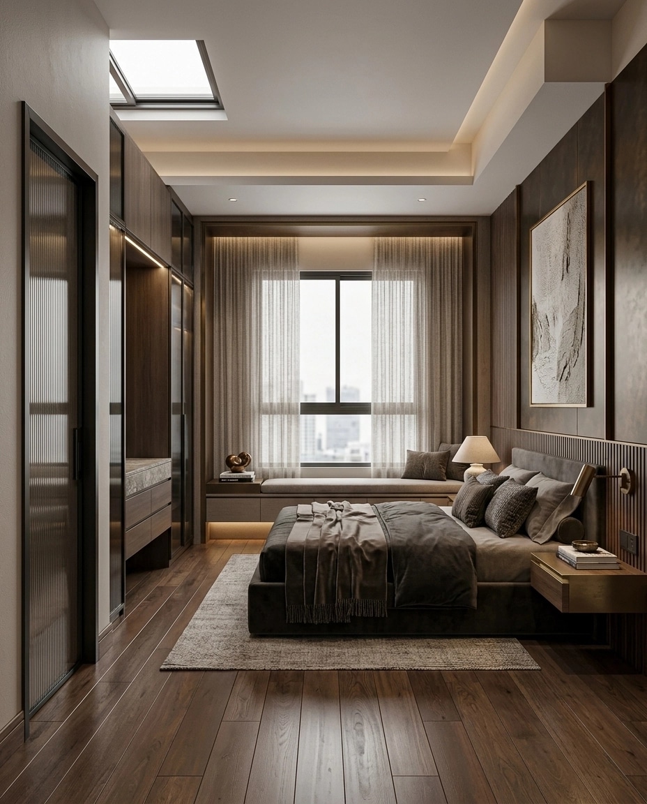 Contemporary Bedroom design — interior photo by GenRoom AI