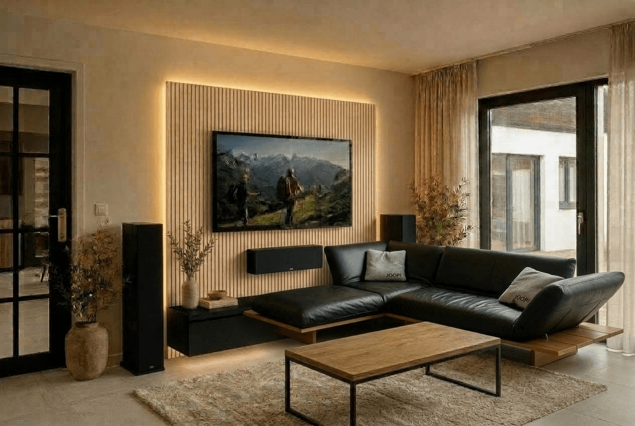 Interior design in Japandi style — Living Room by GenRoom AI
