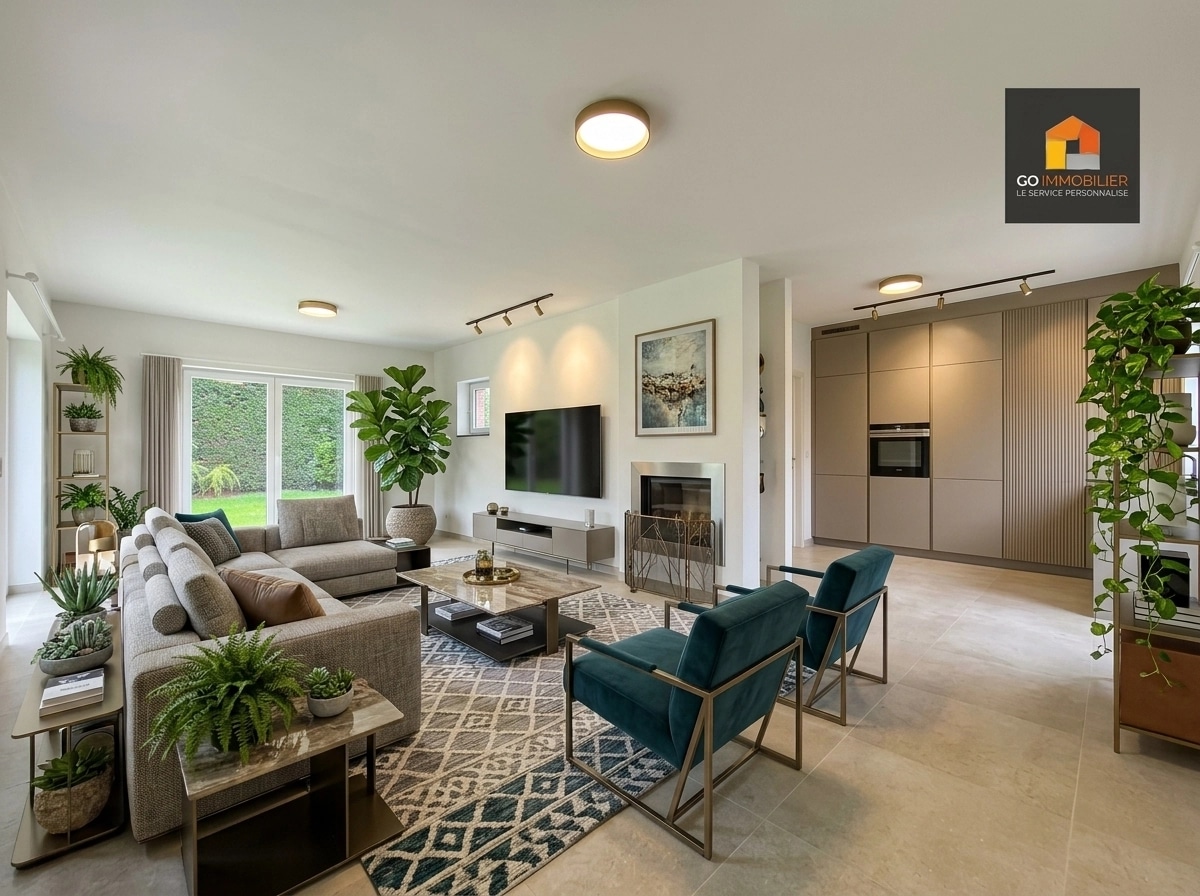 Interior design in Contemporary style — Living Room by GenRoom AI