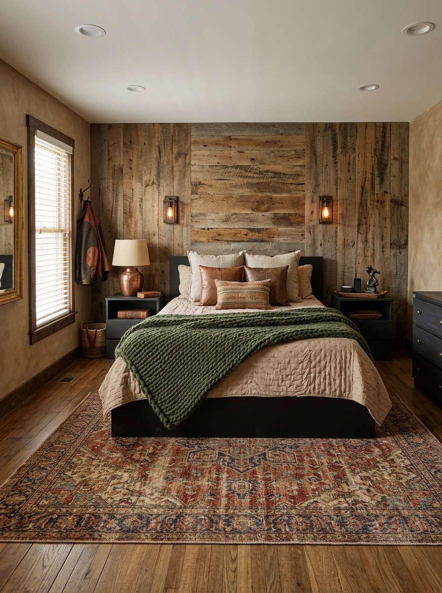 Interior design in Rustic style — Bedroom by GenRoom AI