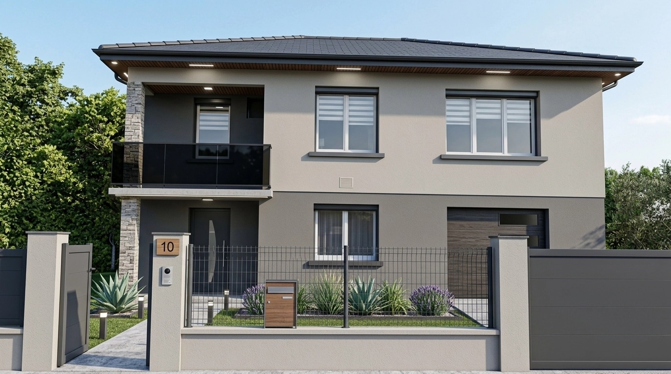 Facade design in Contemporary Facade style — Facade by GenRoom AI