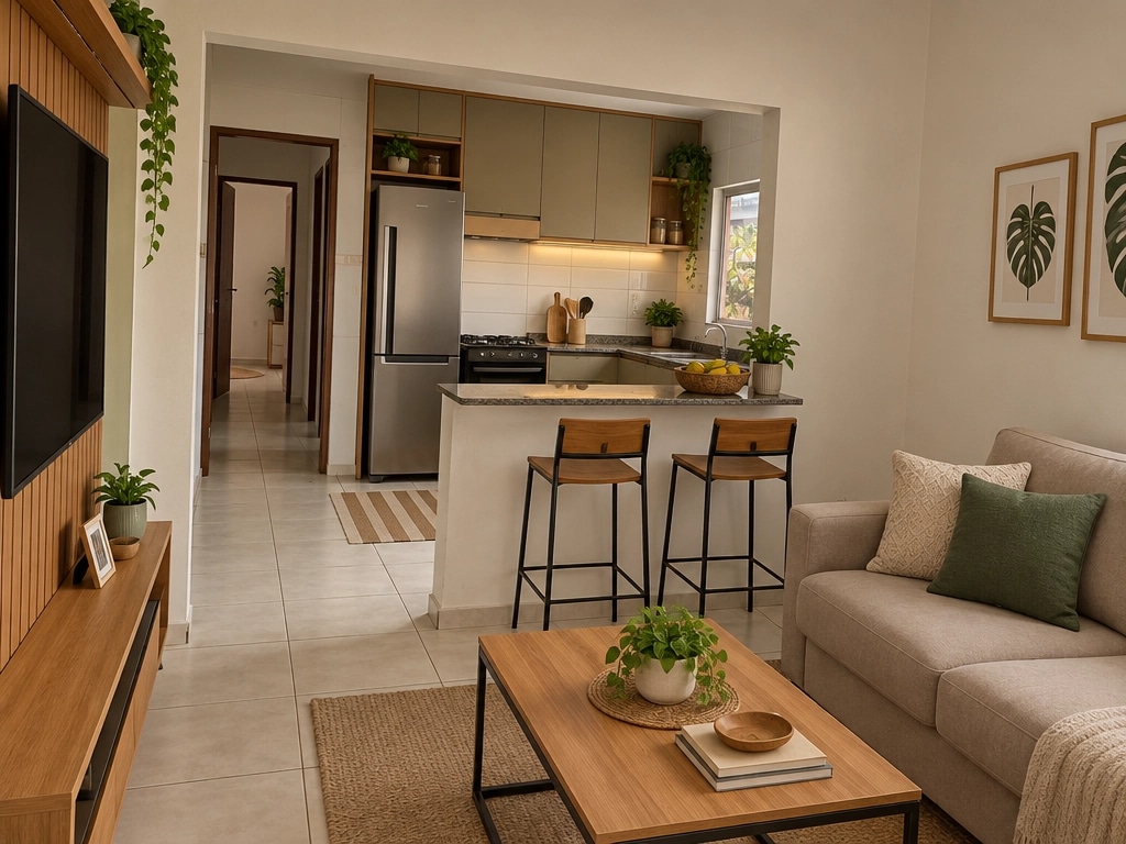 Kitchen interior in no_style style — photo by GenRoom AI