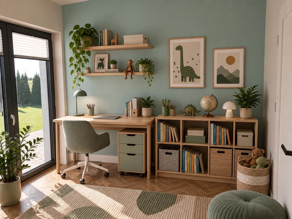 Interior design in Contemporary style — Kids Room by GenRoom AI