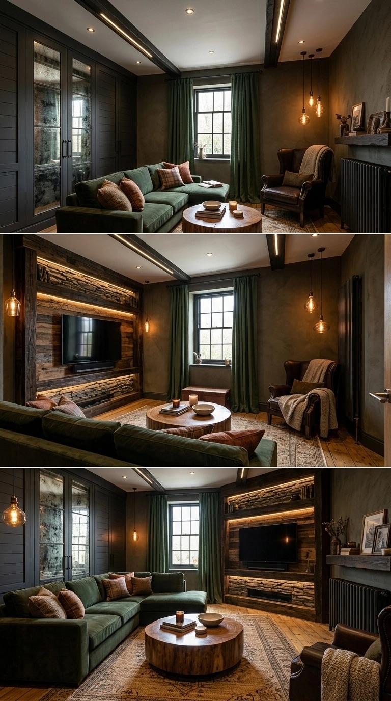 Interiördesign i stilen Modern Farmhouse — Vardagsrum av GenRoom AI