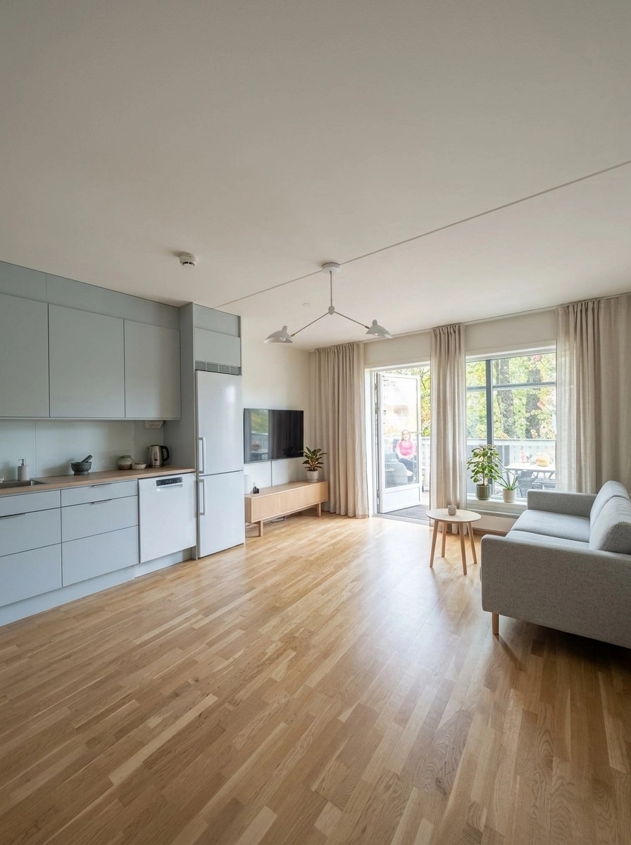 Scandinavian Living Room design — interior photo by GenRoom AI