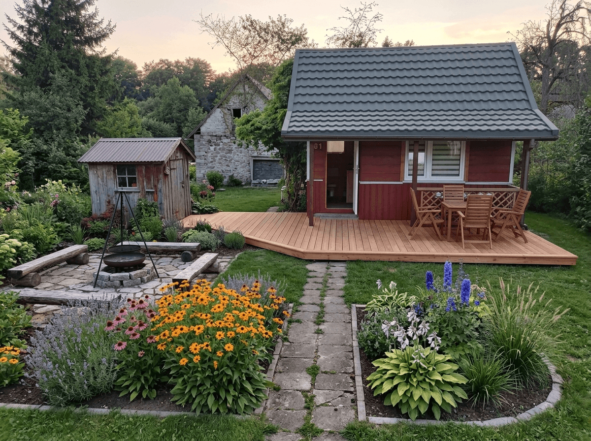 Yard design in no_style style — photo by GenRoom AI