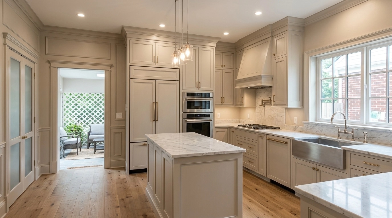 Interior design in Transitional style — Kitchen by GenRoom AI