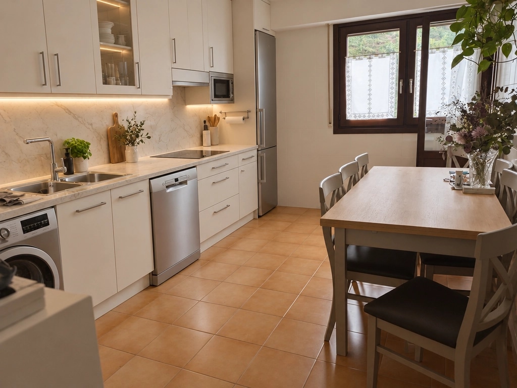 Kitchen interior in no_style style — photo by GenRoom AI