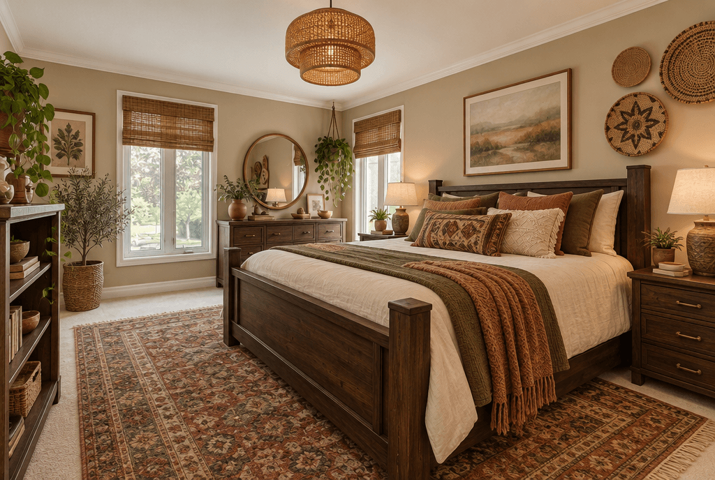 Interior design in Bohemian style — Bedroom by GenRoom AI