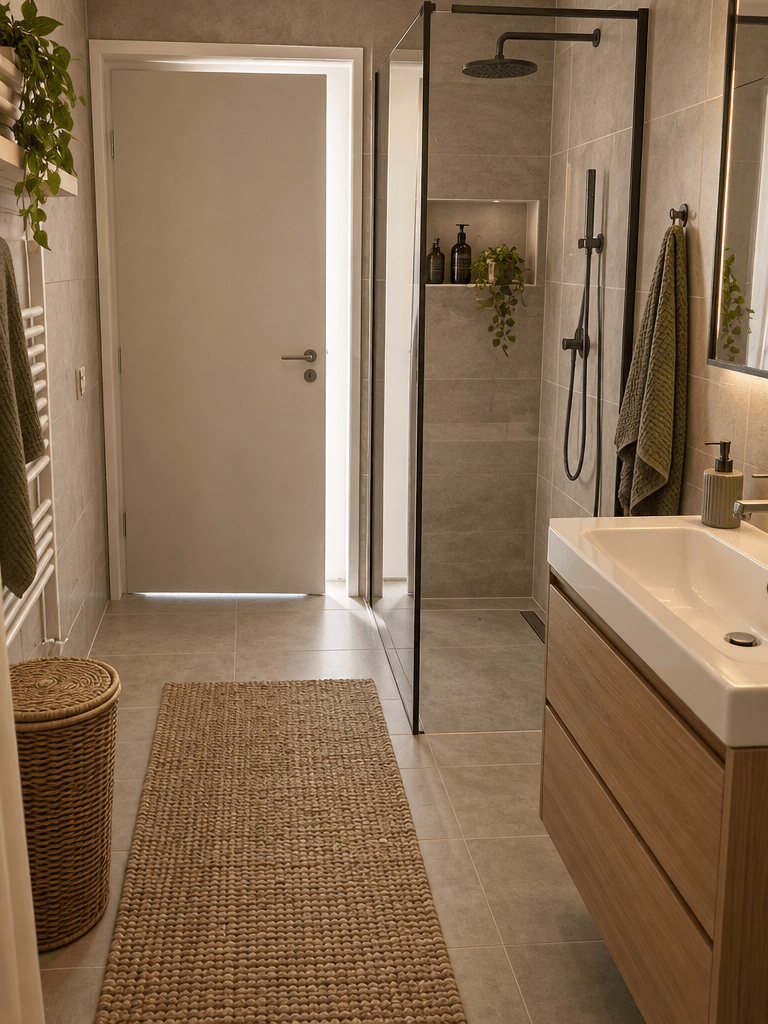 Bathroom interior in Contemporary style — photo by GenRoom AI