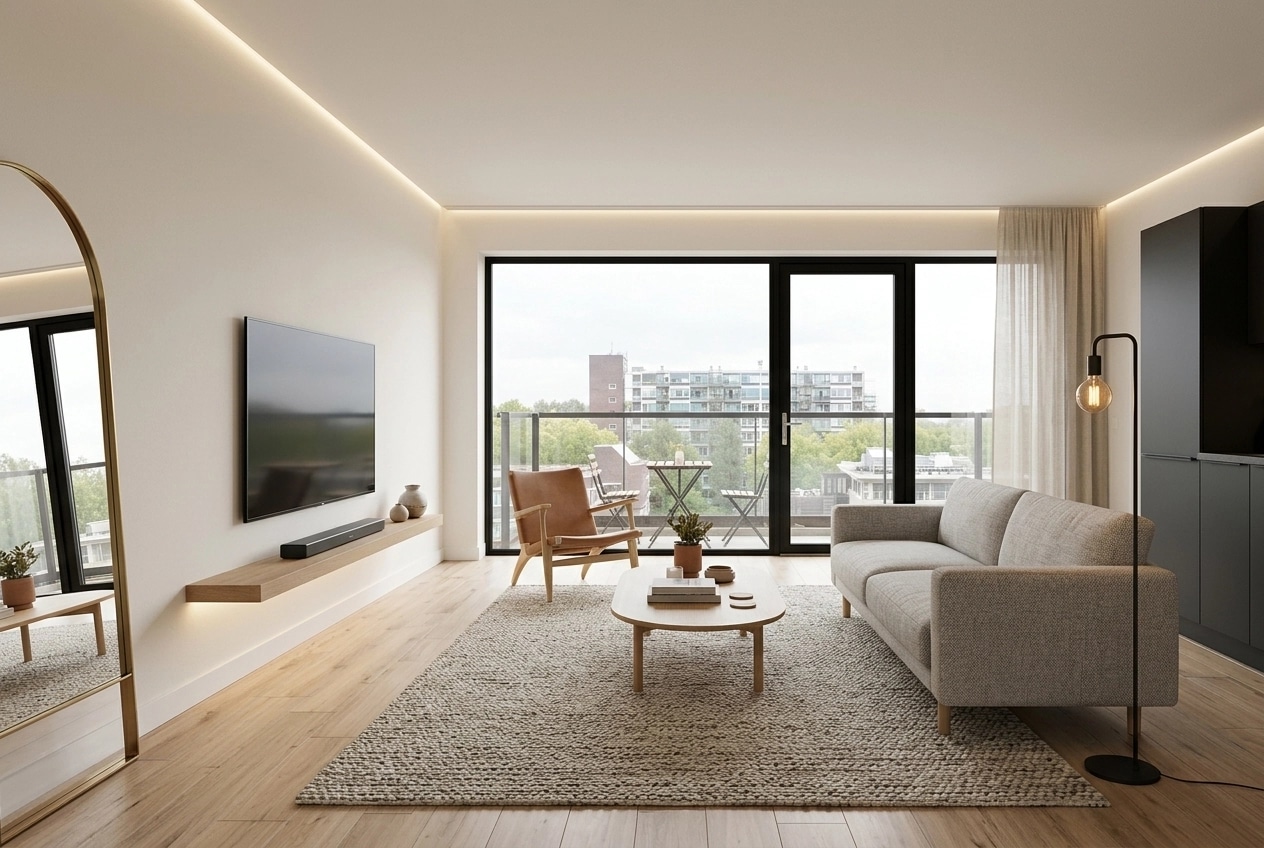 Scandinavian Living Room design — interior photo by GenRoom AI