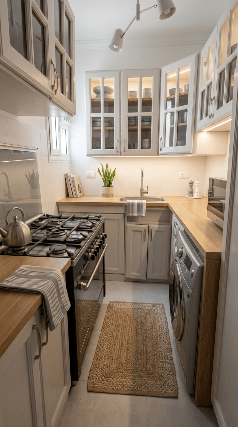 Kitchen interior in Scandinavian style — photo by GenRoom AI