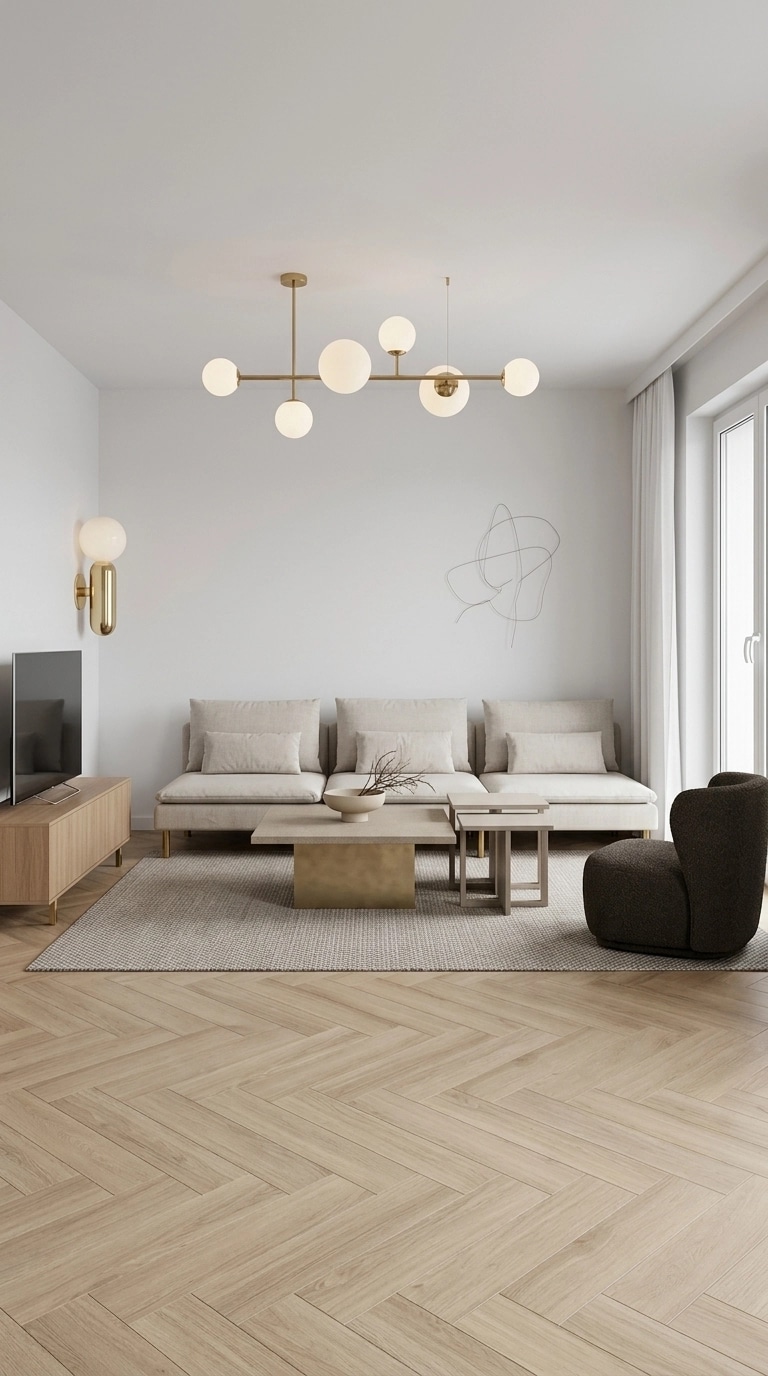 Minimalism Living Room design — interior photo by GenRoom AI