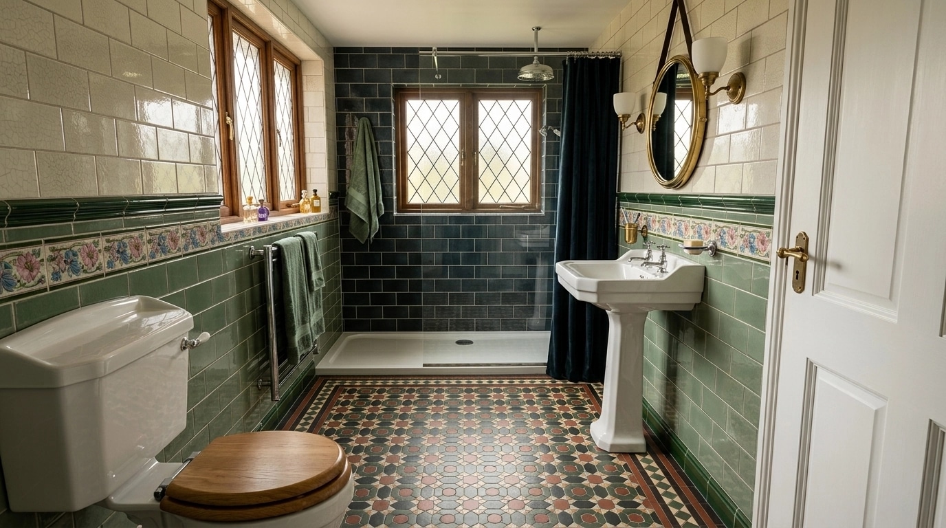 Interior design in Classic style — Bathroom by GenRoom AI