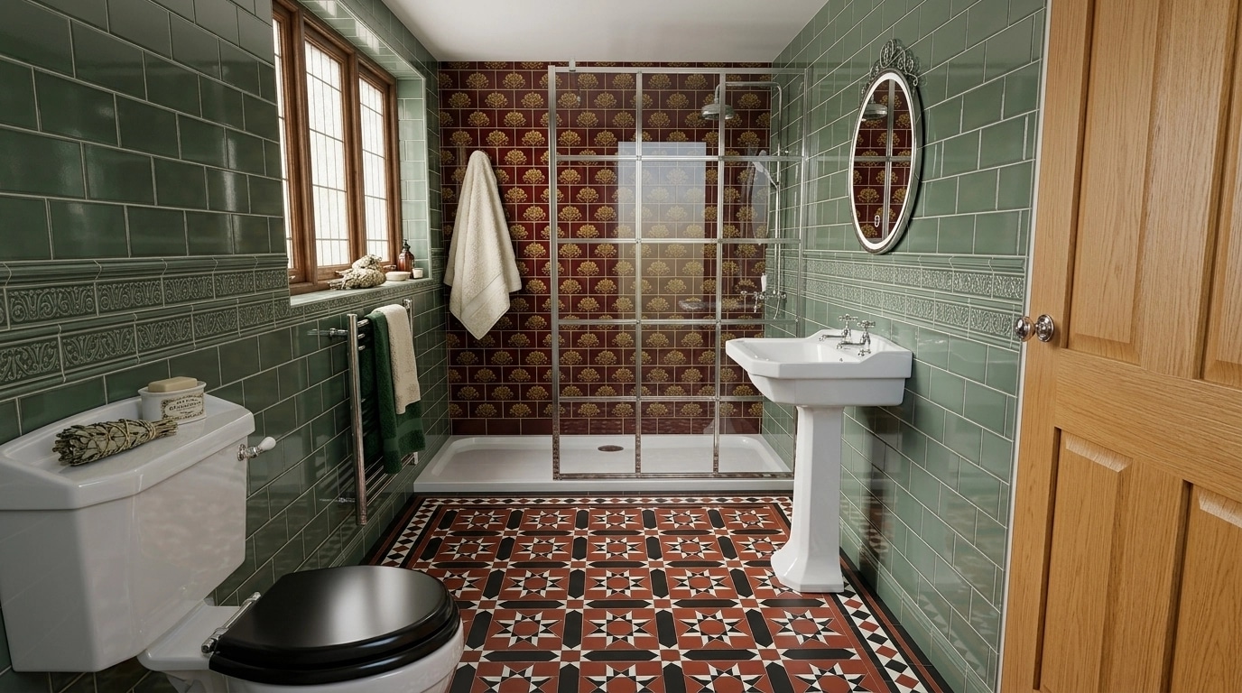 Interior design in Scandinavian style — Bathroom by GenRoom AI