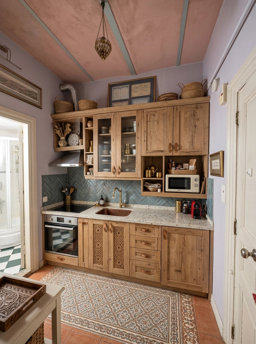 Bohemian Kitchen design — interior photo by GenRoom AI