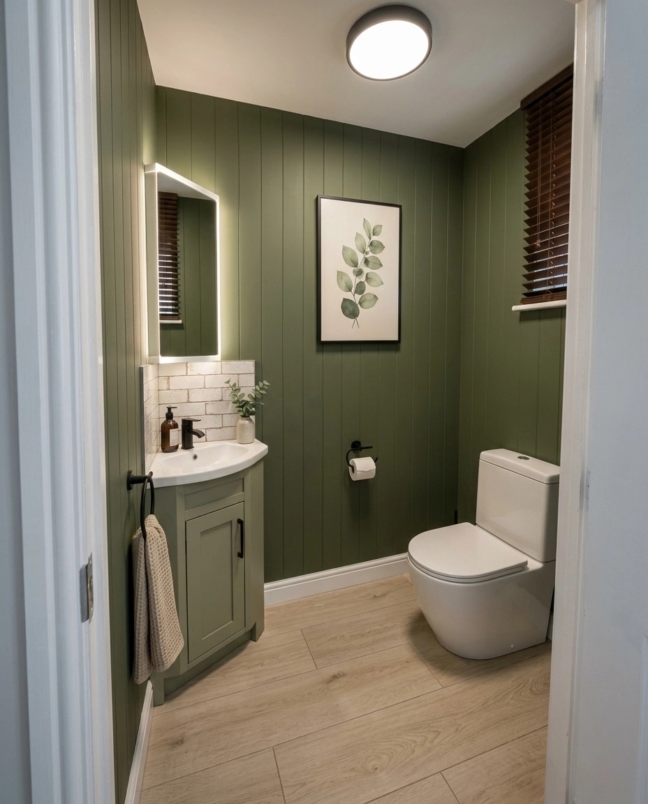 Modern Farmhouse Bathroom design — interior photo by GenRoom AI